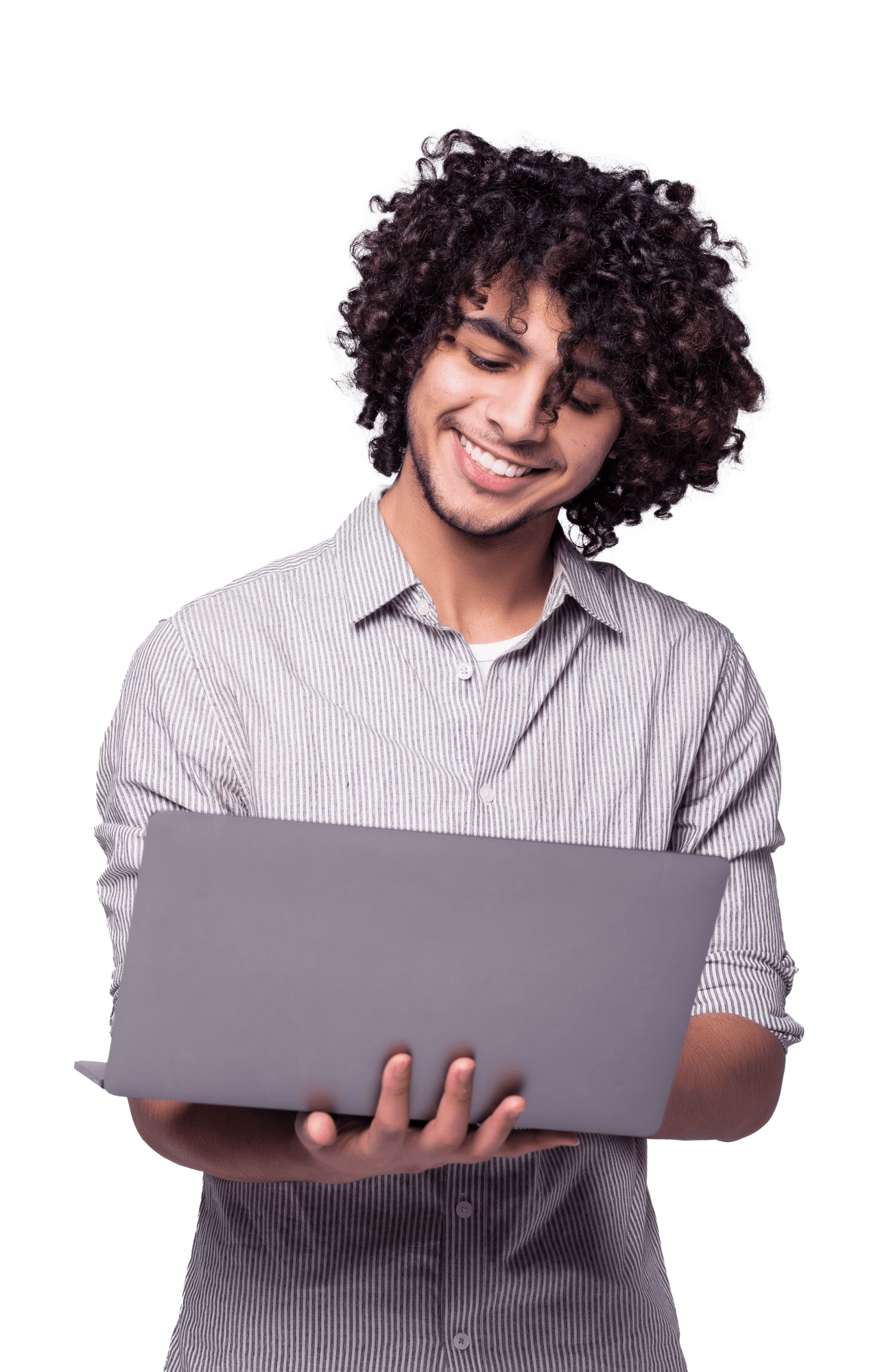 persona aprendiendo inglés virtual
